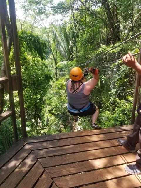 Belize Cave Tubing and Jungle Zip Line Excursion zipline and cave tubing