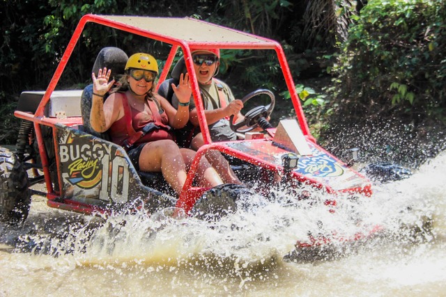 Amber Cove Puerto Plata Dune Buggy Adventure Excursion You Will Get Wet On This Ride, and it's worth it! 