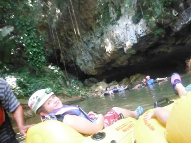 Belize Nohoch Che'en Caves Branch Cave Tubing Excursion Fun, fun, fun!!!!
