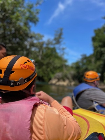 Belize Nohoch Che'en Caves Branch Cave Tubing Excursion with Lunch Super relaxing, affordable, and fun!