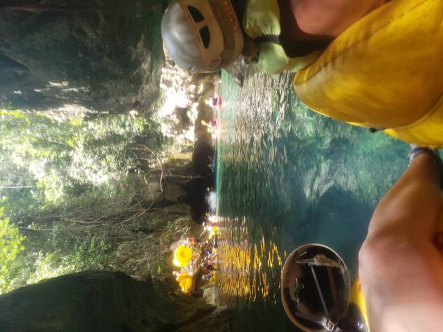 Belize Nohoch Che'en Caves Branch Cave Tubing Excursion with Lunch First time Cave Tubers!