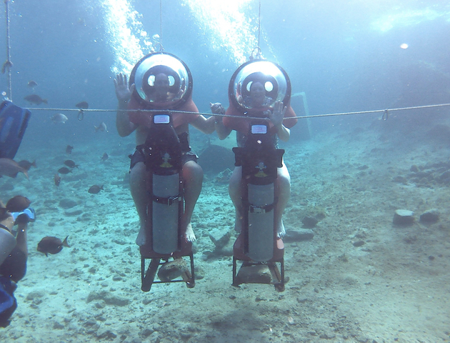 Cozumel Mini Submarine Underwater Scooter Excursion AWESOME 