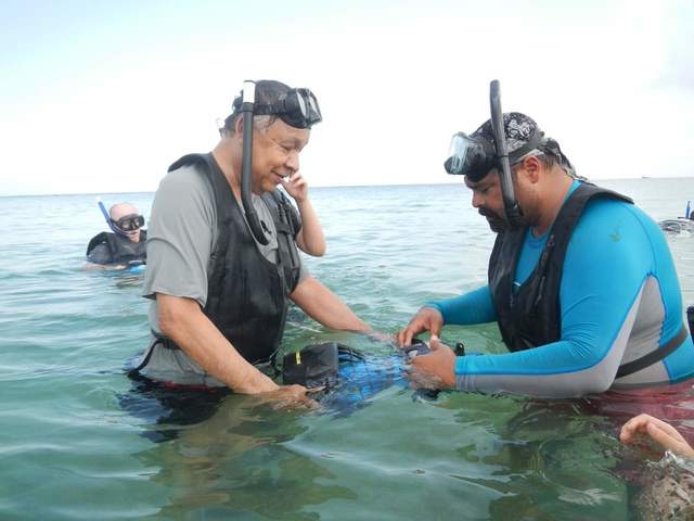 Cozumel Sea Scooter Power Snorkel Excursion and Sky Reef Beach Club Day Pass with Lunch Great excursion for all ages!