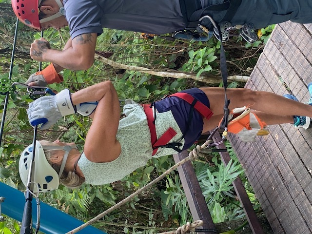 Puerto Limon Zip Line Canopy and Tortuguero Jungle River Cruise Excursion Fun, friendly local guide for two amazing adventures!