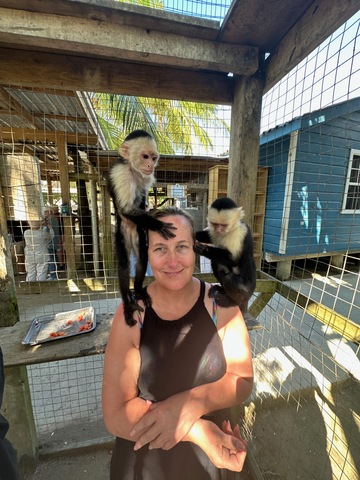 Roatan Relaxed Drift Snorkel, Monkey and Sloth Hangout and Beach Break Excursion Great Day with Rex in Roatan