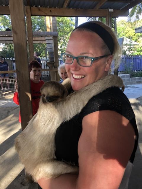 Roatan Relaxed Drift Snorkel, Monkey and Sloth Hangout and Little French Key Beach Break Excursion AWESOME AWESOME!!!  Marjorie the best!!