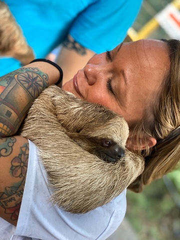 Roatan Southside Reef Snorkel, Monkey / Sloth Park Excursion amazing 