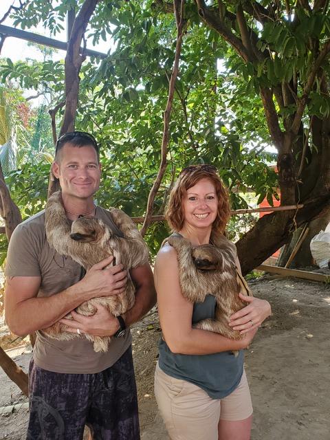 Roatan Southside Reef Snorkel, Monkey / Sloth Park Excursion Sloths and monkeys were great.