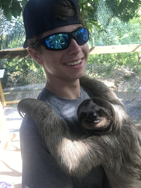 Roatan Southside Reef Snorkel, Monkey / Sloth Park Excursion MY FAV EXCURSION! 