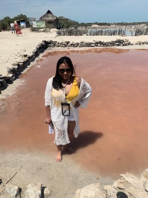 Xcambo Mayan Ruins, Flamingos, Pink Lagoon, and Beach Excursion Combo from Progreso Pink lagoon was my favorite!