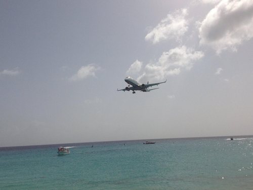 St Maarten  Philipsburg plane landing Shore Excursion
