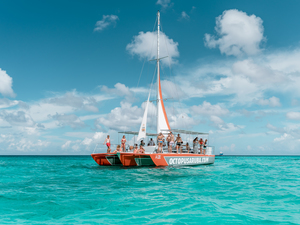 catamaran sail and snorkel aruba