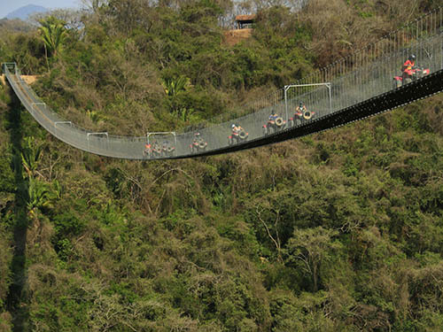 Puerto Vallarta  Mexico suspension bridge Trip Booking