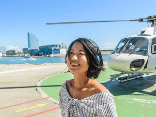 Barcelona Spain helicopter ride guided Excursion Tickets
