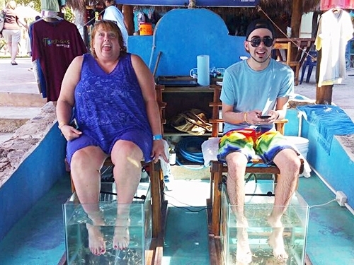 Cozumel fish spa Day Pass Shore Excursion Booking