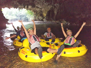 Belize Cave Tubing and Zip Line Combo Excursion