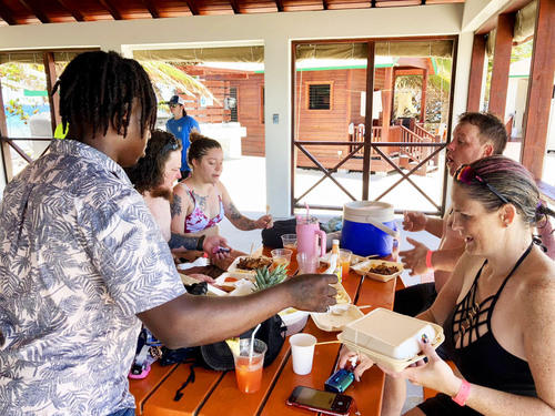 Belize Belize Goff's Caye beach Cruise Excursion Reviews