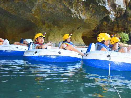 Belize Nohoch Che'en Caves Branch Cave Tubing Excursion