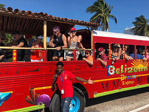 Belize Party Bus and Sightseeing Fun Excursion