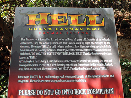 Grand Cayman Cayman Islands hell Trip Reviews