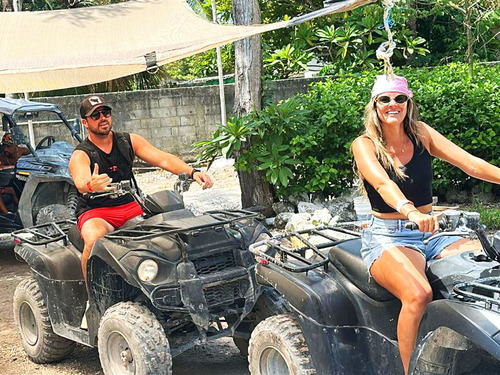 Cozumel ATV Mud Kicking and Snorkel by Boat Excursion