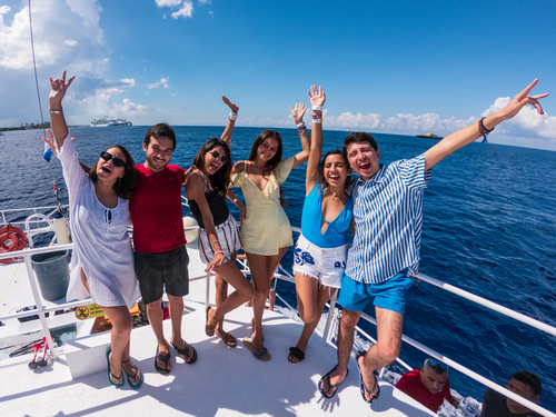 Cozumel Mexico Double Site Snorkel Catamaran Excursion Prices