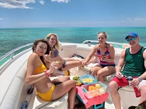 Cozumel Private First Lady Boat Charter Excursion - Secluded Marine Park Snorkel and El Cielo Sandbar