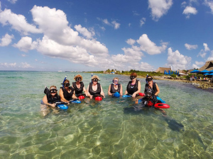 Cozumel Sea Scooter Power Snorkel Excursion with Lunch at Sky Reef Beach Club