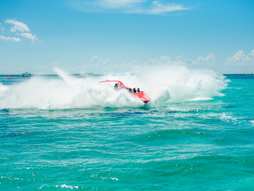 Cozumel Twister Jet Boat Fun and Passion Island All Inclusive Beach Excursion