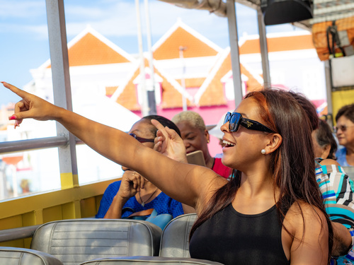 Curacao Amphibious Land and Sea Bus Excursion