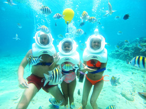 Curacao Sea Trek Helmet Dive Underwater Walk Excursion