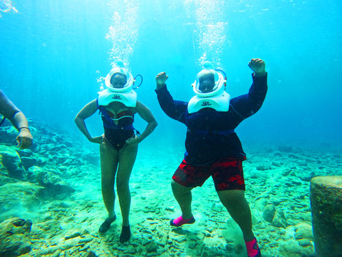 Curacao Sea Trek Helmet Dive Underwater Walk Excursion