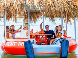 Curacao Self-Driven Tiki Boat Excursion