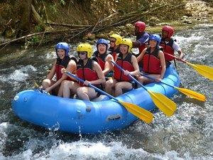 Falmouth River Rapids Waterfall Explorer, Rafting, and Beach Excursion