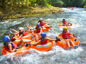 Falmouth River Rapids Waterfall Explorer, Tubing, and Beach Break Excursion 