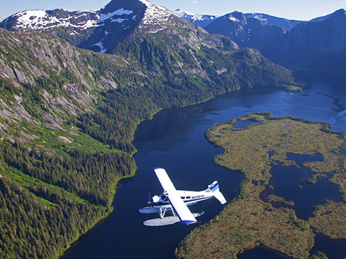 Ketchikan Alaska / USA lake landing Flightseeing Tour Cost