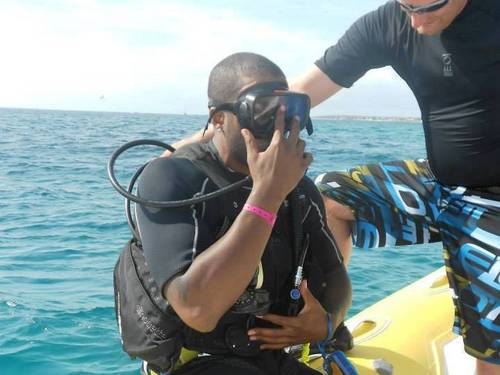 Aruba certified scuba dive Cruise Excursion