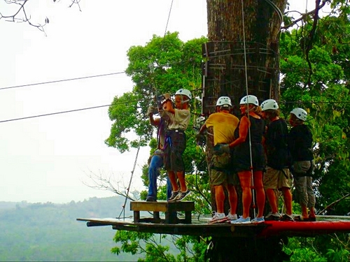 Puerto Limon  Costa Rica canopy zipline Trip
