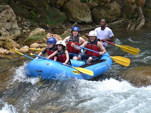 Montego Bay  Jamaica class 2 rapids Excursion