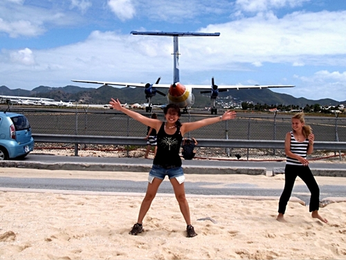 St Maarten  Philipsburg plane landing Excursion