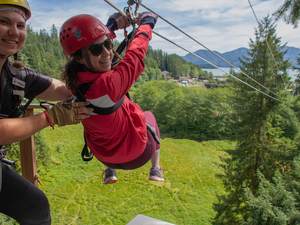 Ketchikan Rainforest Zip, Skybridge and Rappel Adventure Excursion