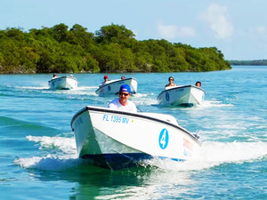 Key West Safari Self-Driving Mini Speedboat Boat Excursion