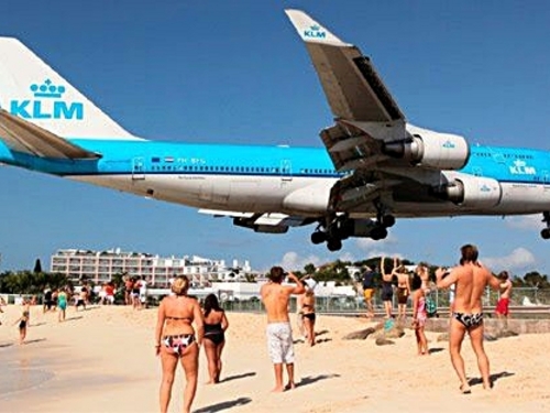 St Maarten  Philipsburg Maho beach planes Shore Excursion