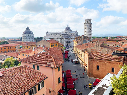 Livorno to Pisa and Leaning Tower Entrance Ticket with Optional Walk Excursion