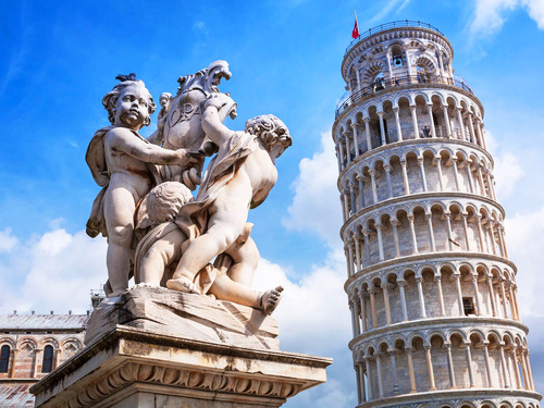 Livorno to Pisa and Leaning Tower Entrance Ticket with Optional Walk Excursion
