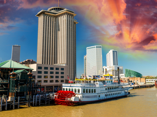 New Orleans  Louisiana / USA Natchez steamboat Trip Tickets