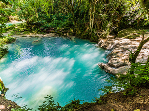 Ocho Rios Blue Hole and River Adventure Excursion with Lunch