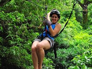 Ocho Rios Zip Line, Dunn's River Falls and City Sightseeing Excursion