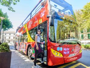 Palma de Mallorca Bellver Castle and City Sightseeing Hop On Hop Off Bus Excursion