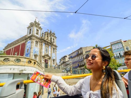 Porto  Portugal Praça da Liberdade Bus Tour Reservations